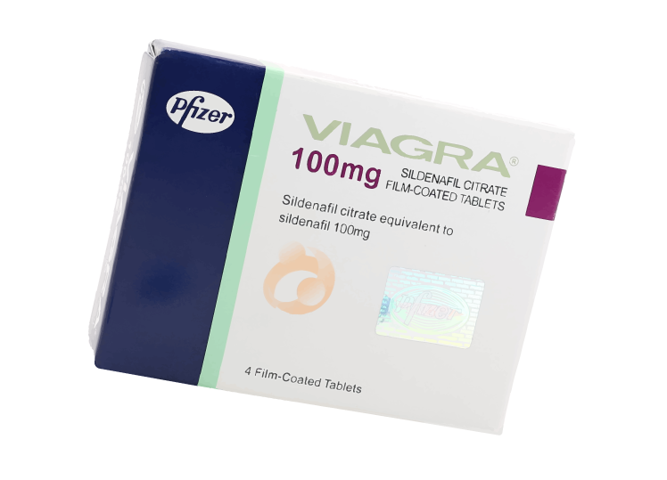 Brand Viagra 100mg tablets pack